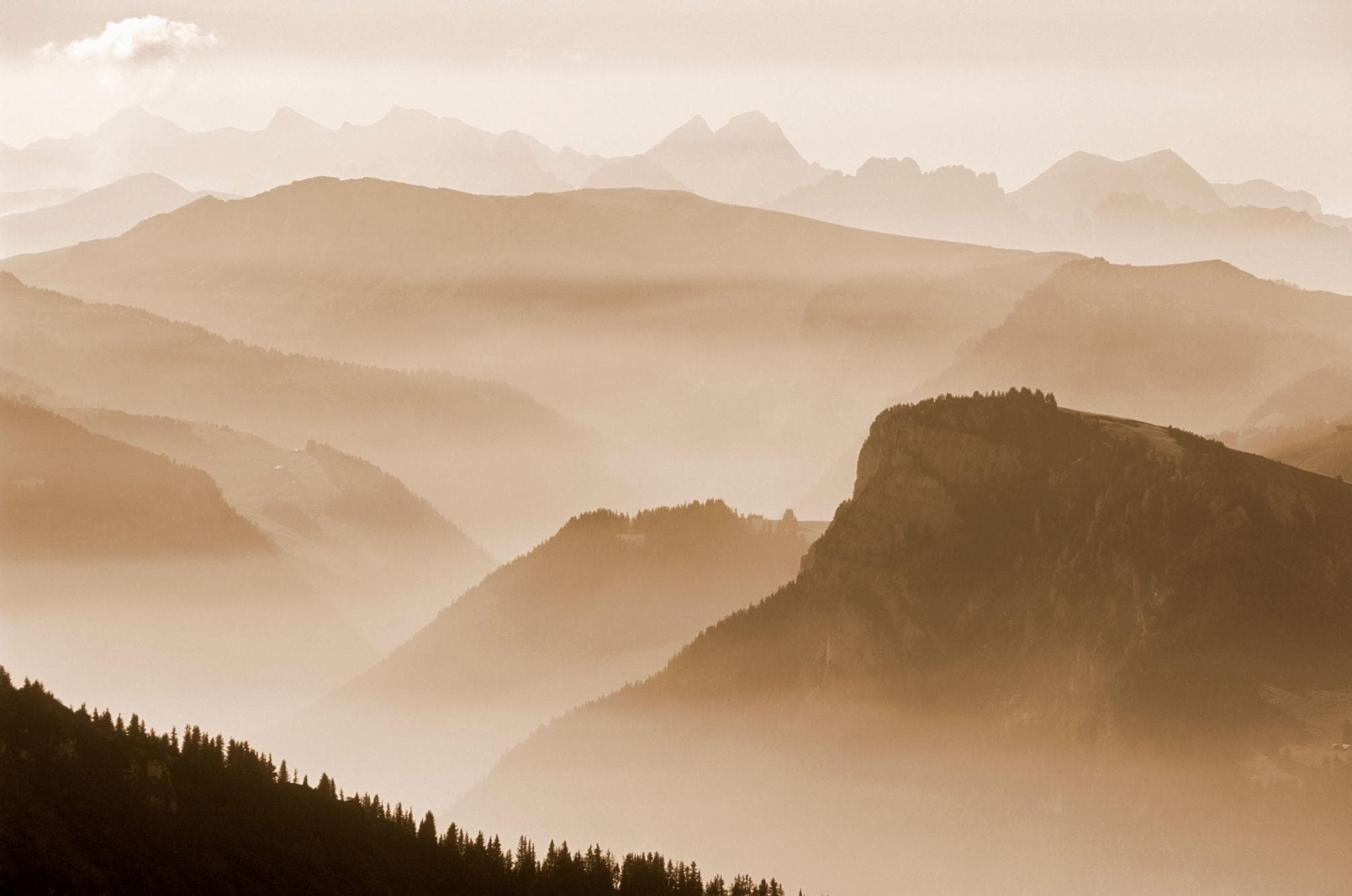 Paysage des Alpes suisses